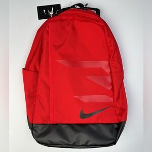 Nike 3 Brand Blitz Backpack Red Swoosh Outdoors Bag Basketball Sports school
